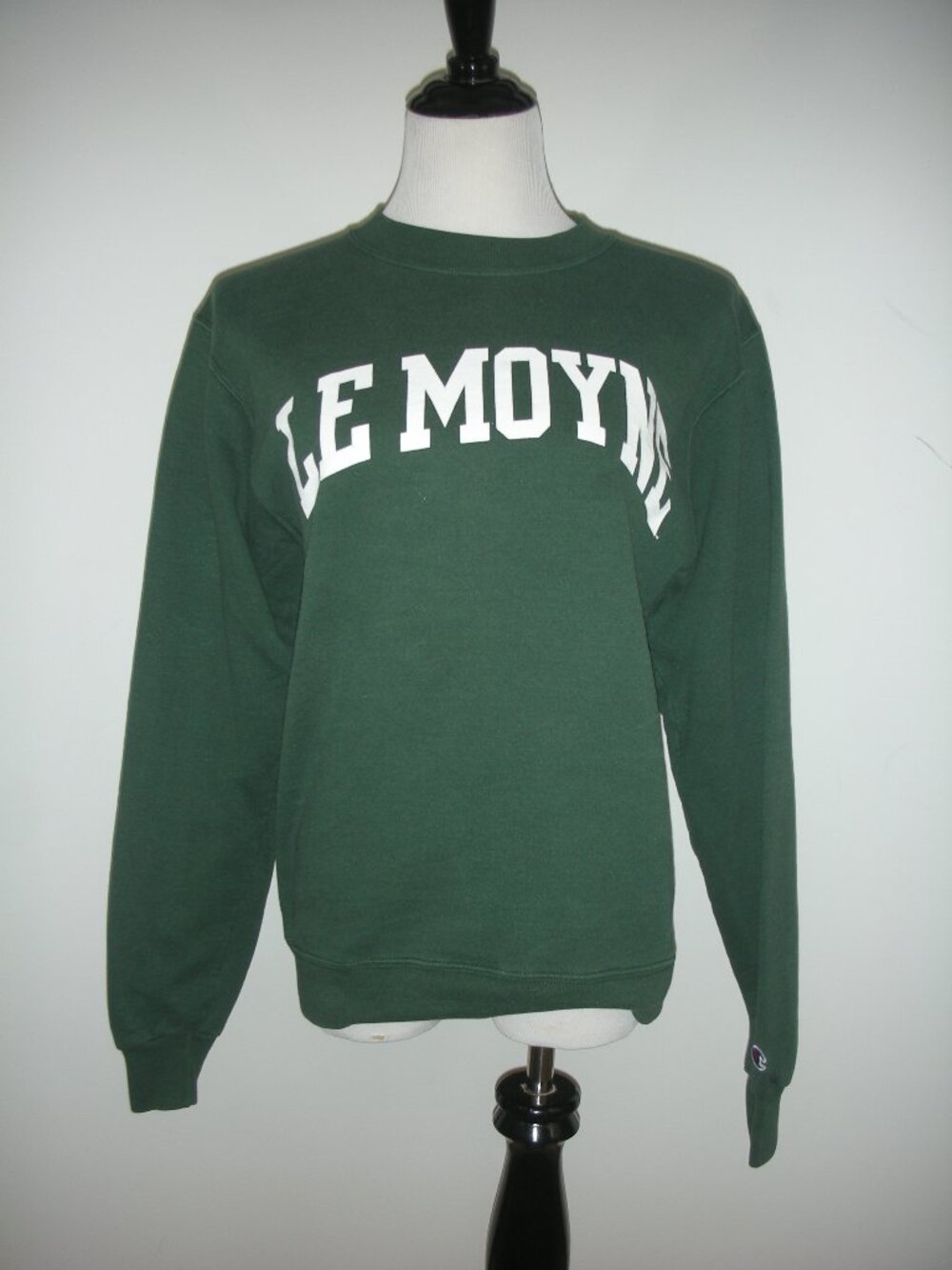 Champion Le Moyne College Green Crewneck Sweatshirt S Collegiate